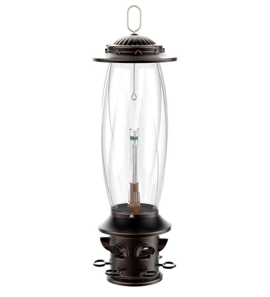 Plow & Hearth Bird Feeders Yard & Garden Squirrel-X6 Squirrel-Resistant Hanging Bird Feeder