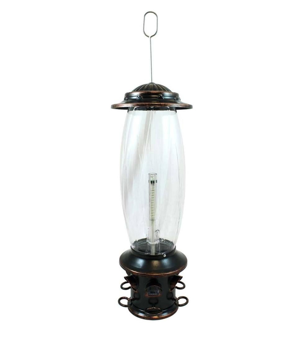 Plow & Hearth Bird Feeders Yard & Garden Squirrel-X6 Squirrel-Resistant Hanging Bird Feeder