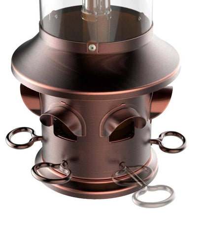 Plow & Hearth Bird Feeders Yard & Garden Squirrel-X6 Squirrel-Resistant Hanging Bird Feeder
