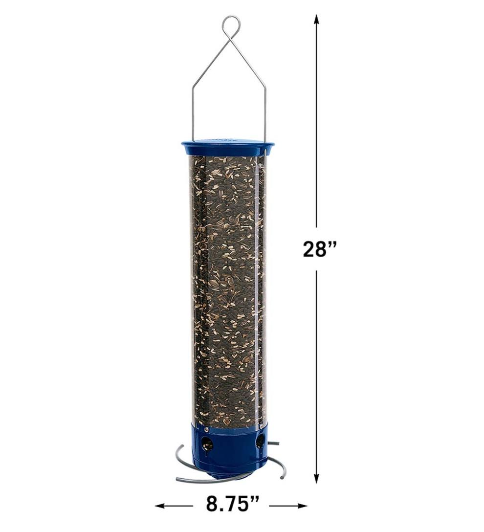 Plow & Hearth Bird Feeders Yard & Garden Yankee Whipper Squirrel Proof Bird Feeder
