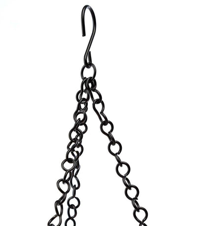 Plow & Hearth Birdbaths Yard & Garden Hammered Copper Basin Hanging Birdbath With Chain