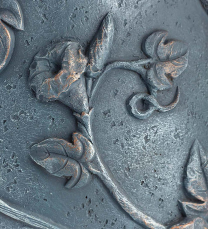 Plow & Hearth Birdbaths Yard & Garden Hummingbird And Flower Stone-Look Birdbath
