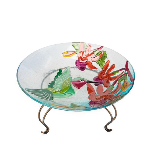 Plow & Hearth Birdbaths Yard & Garden Tabletop Bird Bath Pedestal With Scroll Legs