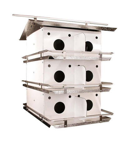 Plow & Hearth Birdhouses Yard & Garden 12-Room Purple Martin Birdhouse