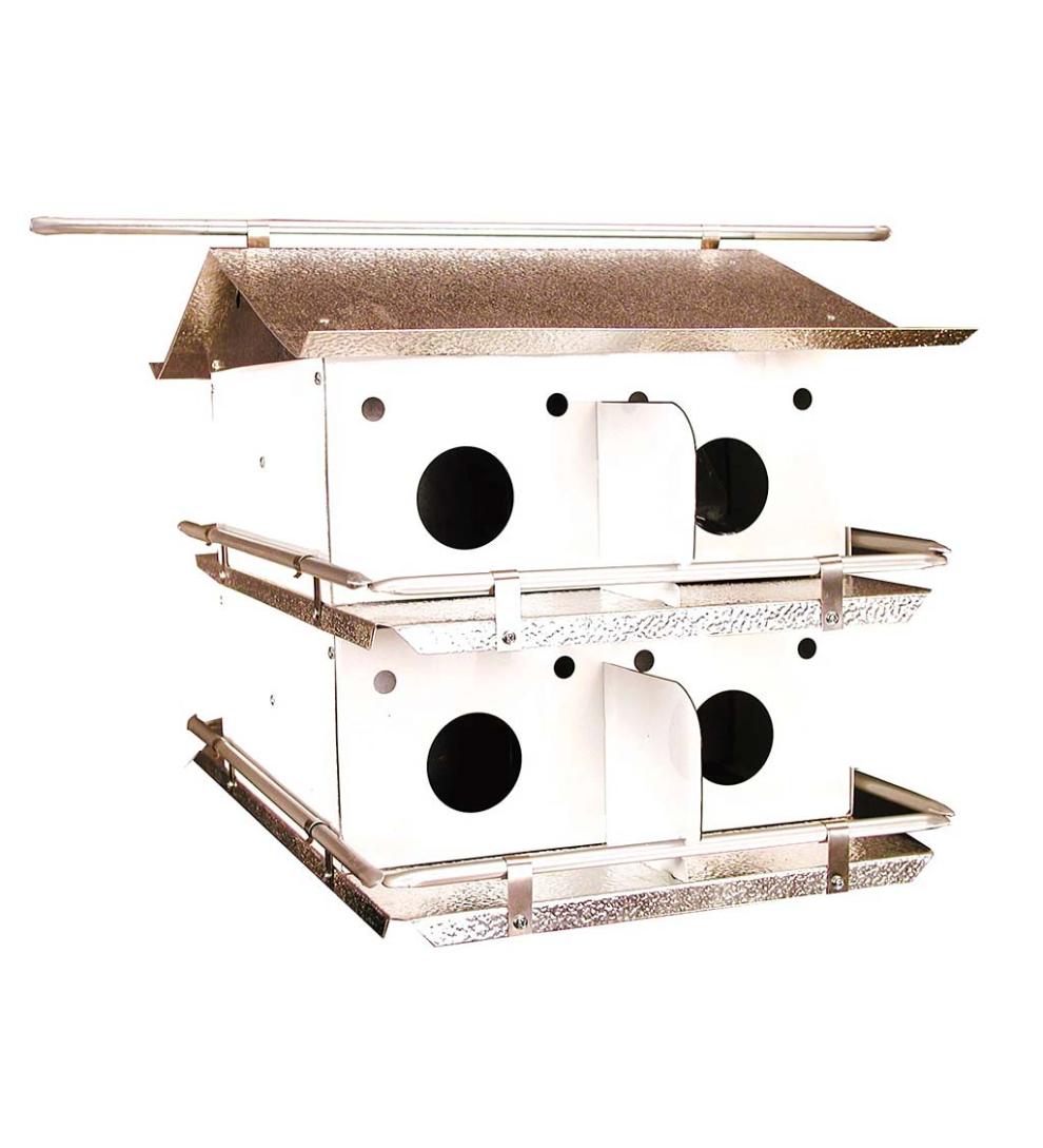 Plow & Hearth Birdhouses Yard & Garden 8-Room Purple Martin Birdhouse