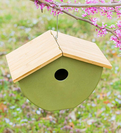 Plow & Hearth Birdhouses Yard & Garden Full Circle Eco Conscious Hanging Bird House