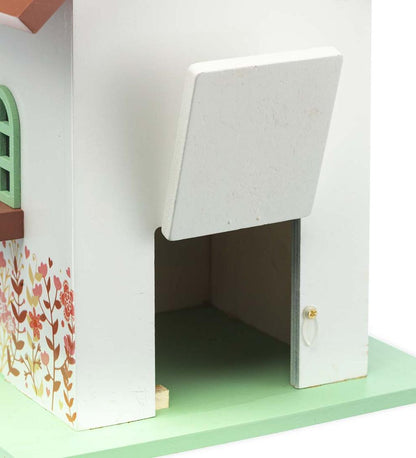 Plow & Hearth Birdhouses Yard & Garden Hand-Painted Blessed Birdhouse With Floral Details