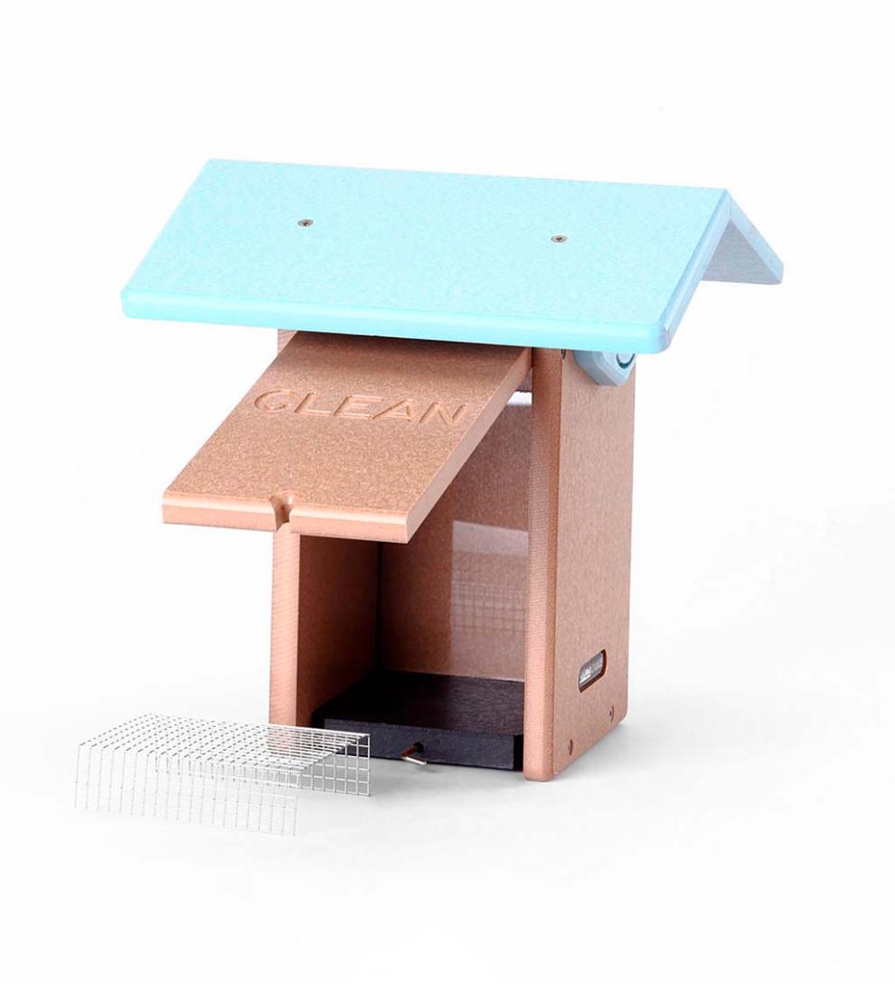 Plow & Hearth Birdhouses Yard & Garden Recycled Poly-Lumber Ultimate Bluebird House