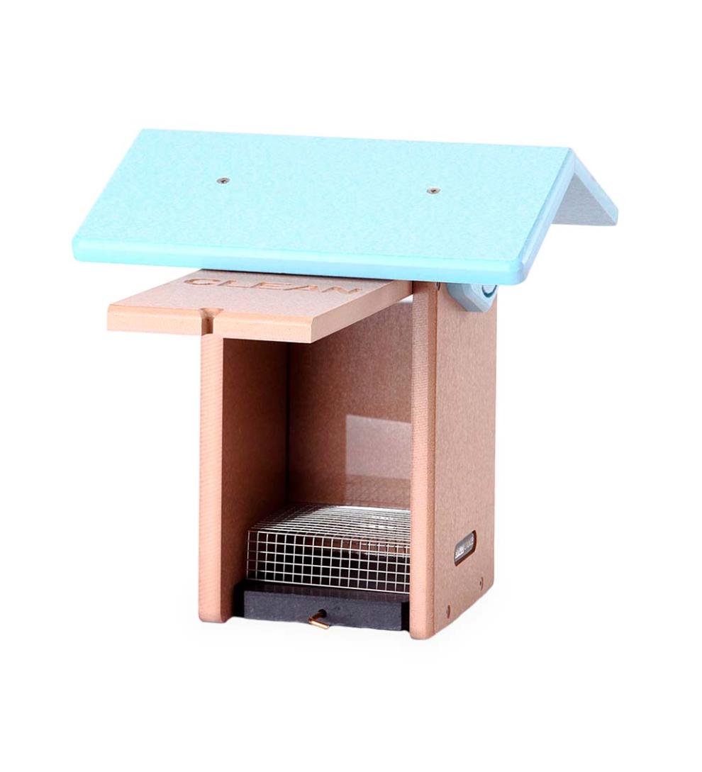 Plow & Hearth Birdhouses Yard & Garden Recycled Poly-Lumber Ultimate Bluebird House