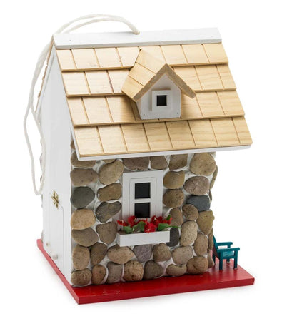 Plow & Hearth Birdhouses Yard & Garden Stone Cottage Birdhouse
