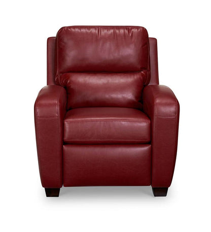 Plow & Hearth Chairs & Rockers Indoor Living Brice Vegan Leather Recliner - Brown