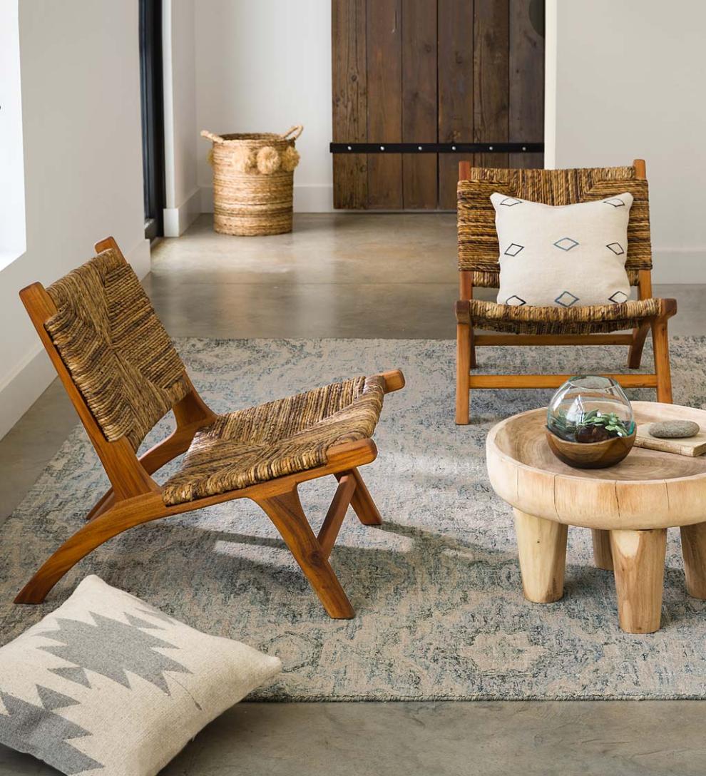 Plow & Hearth Chairs & Rockers Indoor Living Copenhagen Chairs, Set Of 2
