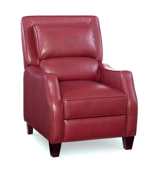 Plow & Hearth Chairs & Rockers Indoor Living Duncan Vegan Leather Recliner - Brown