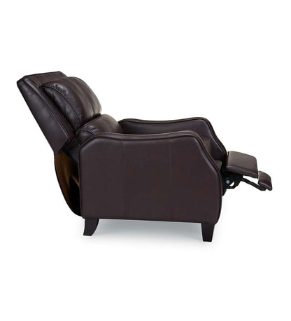 Plow & Hearth Chairs & Rockers Indoor Living Duncan Vegan Leather Recliner - Brown