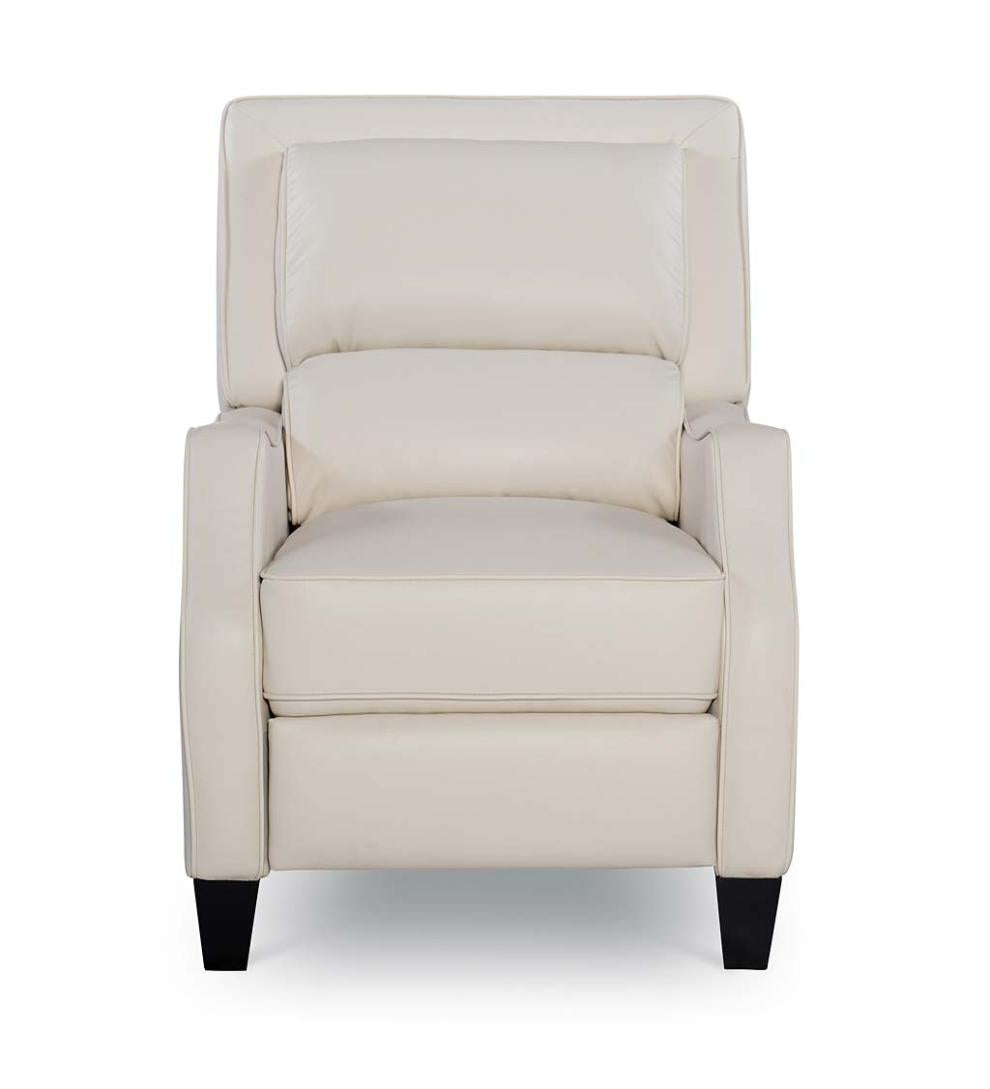 Plow & Hearth Chairs & Rockers Indoor Living Duncan Vegan Leather Recliner - Brown