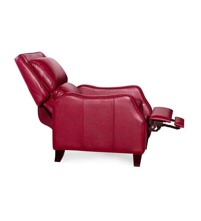 Plow & Hearth Chairs & Rockers Indoor Living Duncan Vegan Leather Recliner - Brown