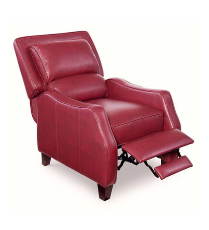 Plow & Hearth Chairs & Rockers Indoor Living Duncan Vegan Leather Recliner - Brown
