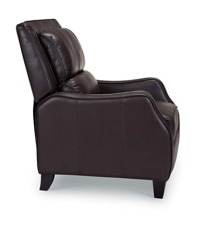 Plow & Hearth Chairs & Rockers Indoor Living Duncan Vegan Leather Recliner - Brown
