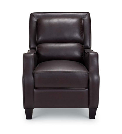 Plow & Hearth Chairs & Rockers Indoor Living Duncan Vegan Leather Recliner - Brown