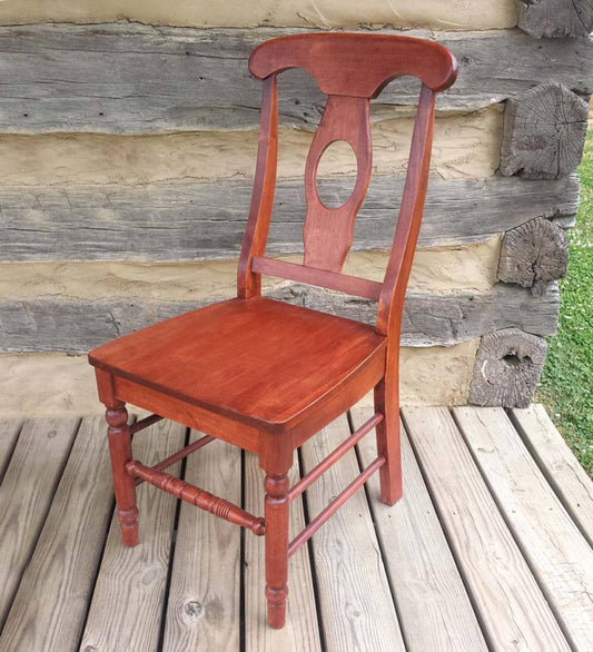 Plow & Hearth Chairs & Rockers Indoor Living Empire Wood Side Chair - Avocado Green