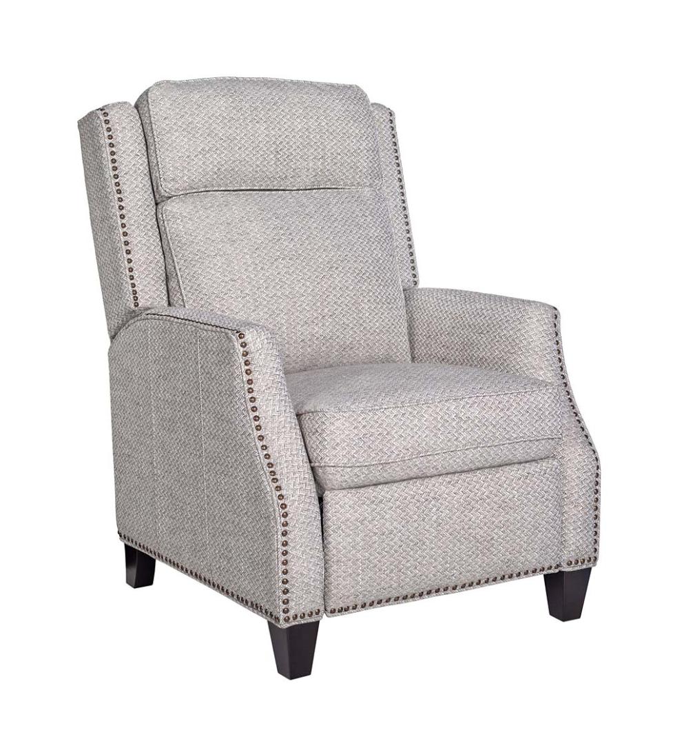 Plow & Hearth Chairs & Rockers Indoor Living Lexington Hidden Recliner Arm Chair With Lumbar Support - Jovan Earth