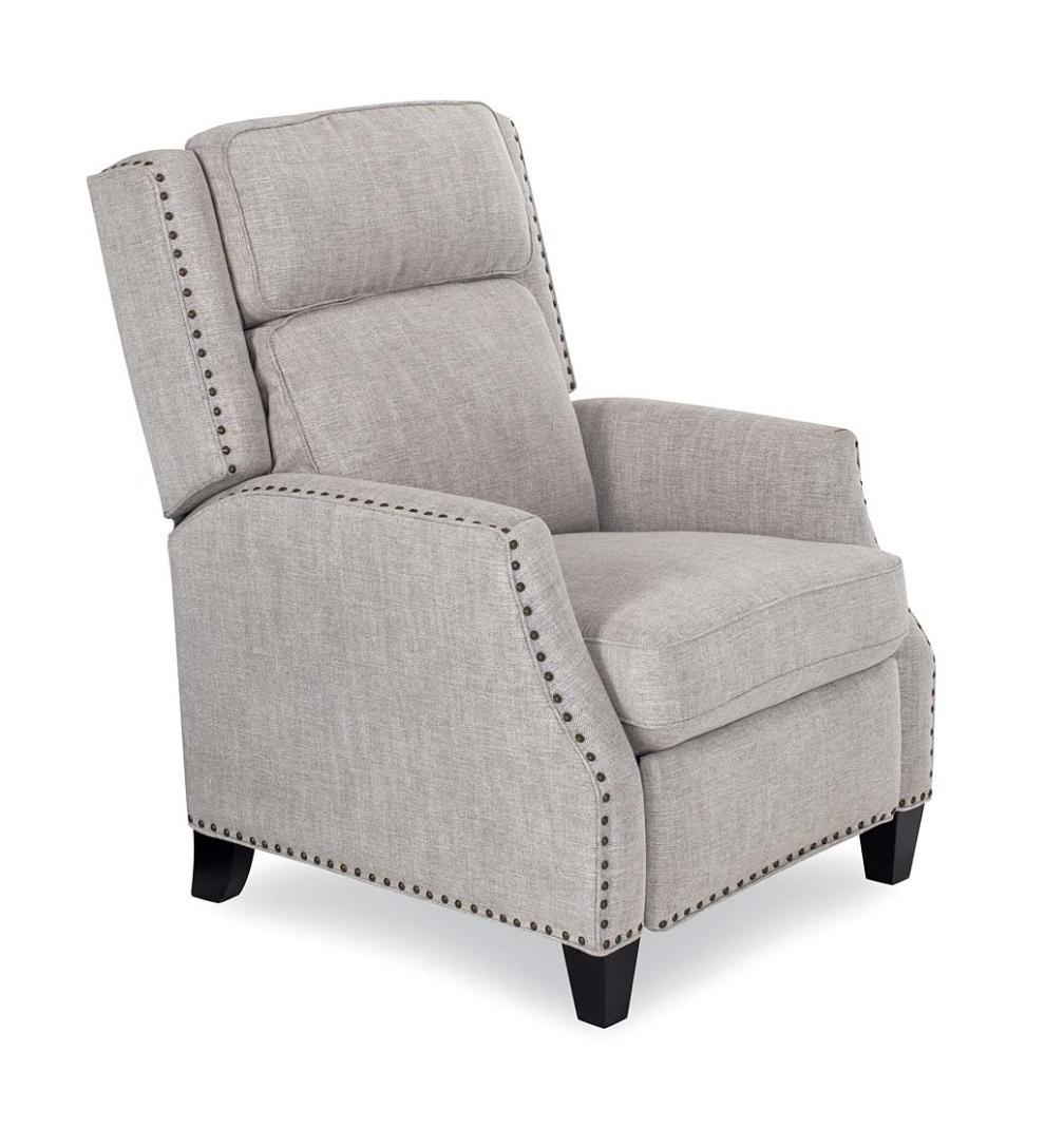 Plow & Hearth Chairs & Rockers Indoor Living Lexington Hidden Recliner Arm Chair With Lumbar Support - Jovan Earth