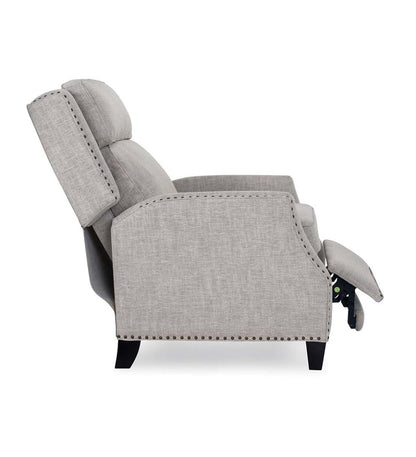 Plow & Hearth Chairs & Rockers Indoor Living Lexington Hidden Recliner Arm Chair With Lumbar Support - Jovan Earth