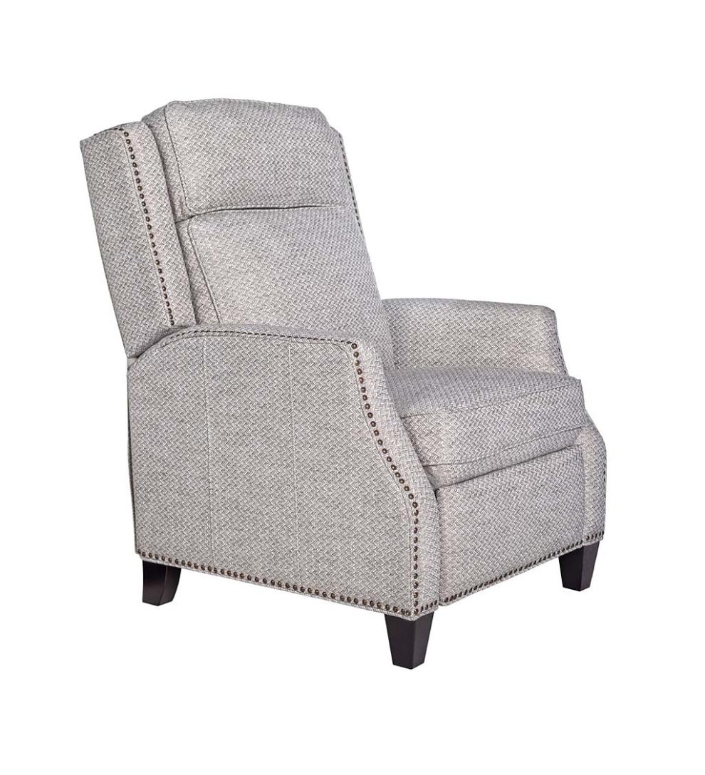 Plow & Hearth Chairs & Rockers Indoor Living Lexington Hidden Recliner Arm Chair With Lumbar Support - Jovan Earth