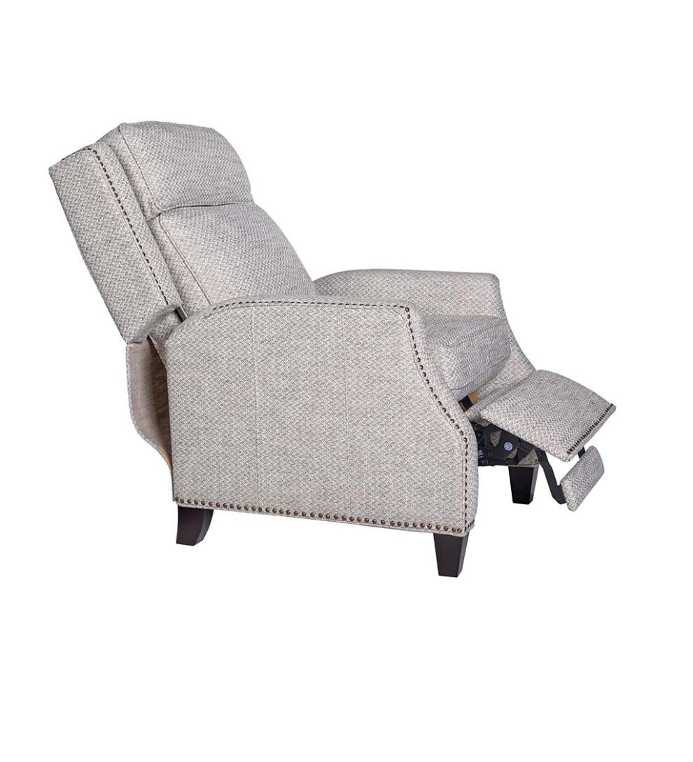 Plow & Hearth Chairs & Rockers Indoor Living Lexington Hidden Recliner Arm Chair With Lumbar Support - Jovan Earth