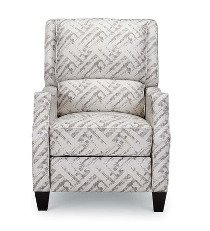 Plow & Hearth Chairs & Rockers Indoor Living Timothy Linen Recliner Arm Chair - Grey