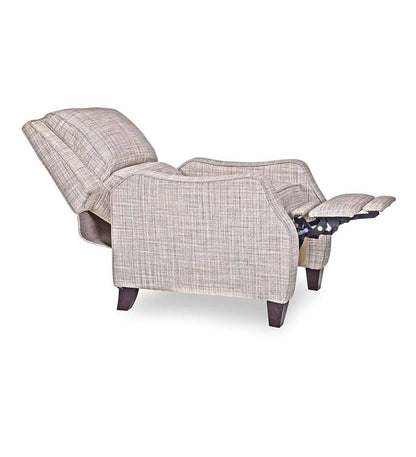 Plow & Hearth Chairs & Rockers Indoor Living Timothy Linen Recliner Arm Chair - Grey