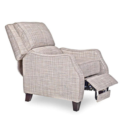 Plow & Hearth Chairs & Rockers Indoor Living Timothy Linen Recliner Arm Chair - Grey