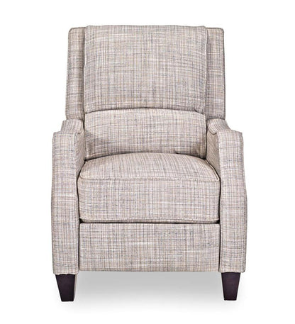 Plow & Hearth Chairs & Rockers Indoor Living Timothy Linen Recliner Arm Chair - Grey
