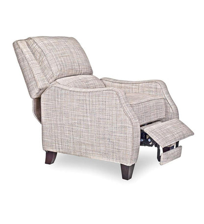 Plow & Hearth Chairs & Rockers Indoor Living Timothy Linen Recliner Arm Chair - Grey