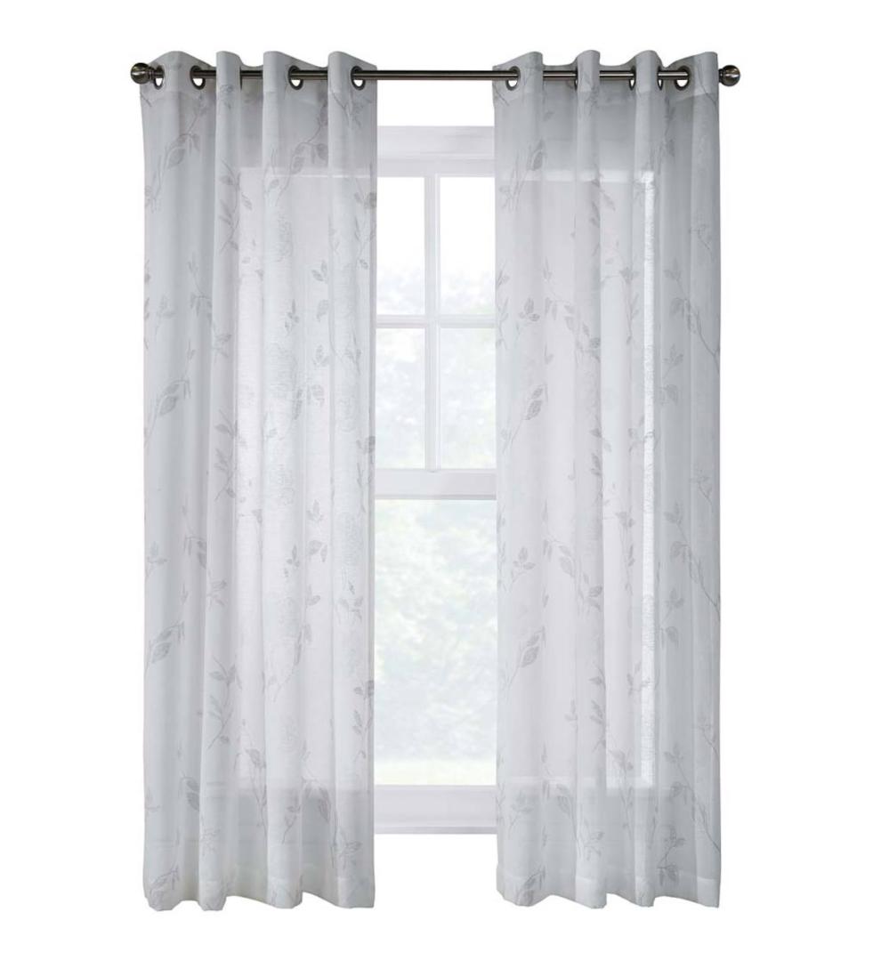Plow & Hearth Curtain Panels Indoor Living Halifax Grommet Curtain Panel