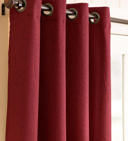 Plow & Hearth Curtain Panels Indoor Living Madison Double-Blackout Grommet Curtain Pairs