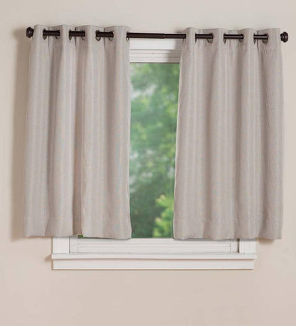 Plow & Hearth Curtain Panels Indoor Living Madison Double-Blackout Grommet Curtain Pairs