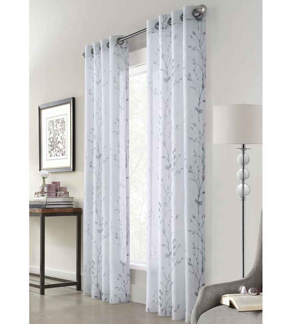 Plow & Hearth Curtain Panels Indoor Living Nottoway Grommet Curtain Panel