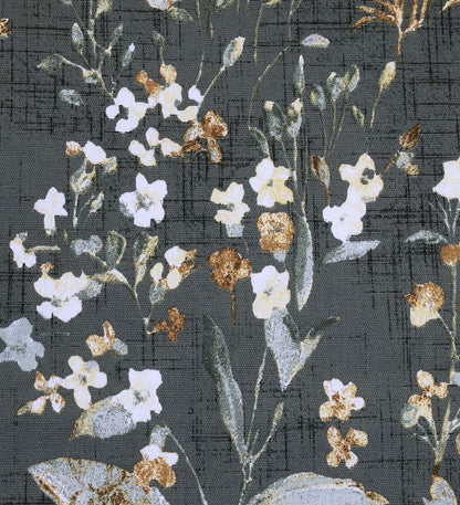 Plow & Hearth Curtain Panels Indoor Living Rockport Floral Linen-Look Curtain Pairs With Tiebacks