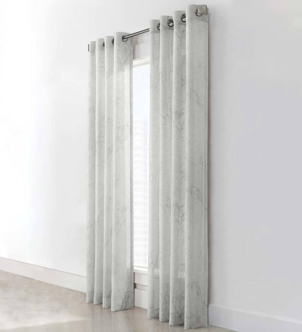Plow & Hearth Curtain Panels Indoor Living Surry Grommet Curtain Panel