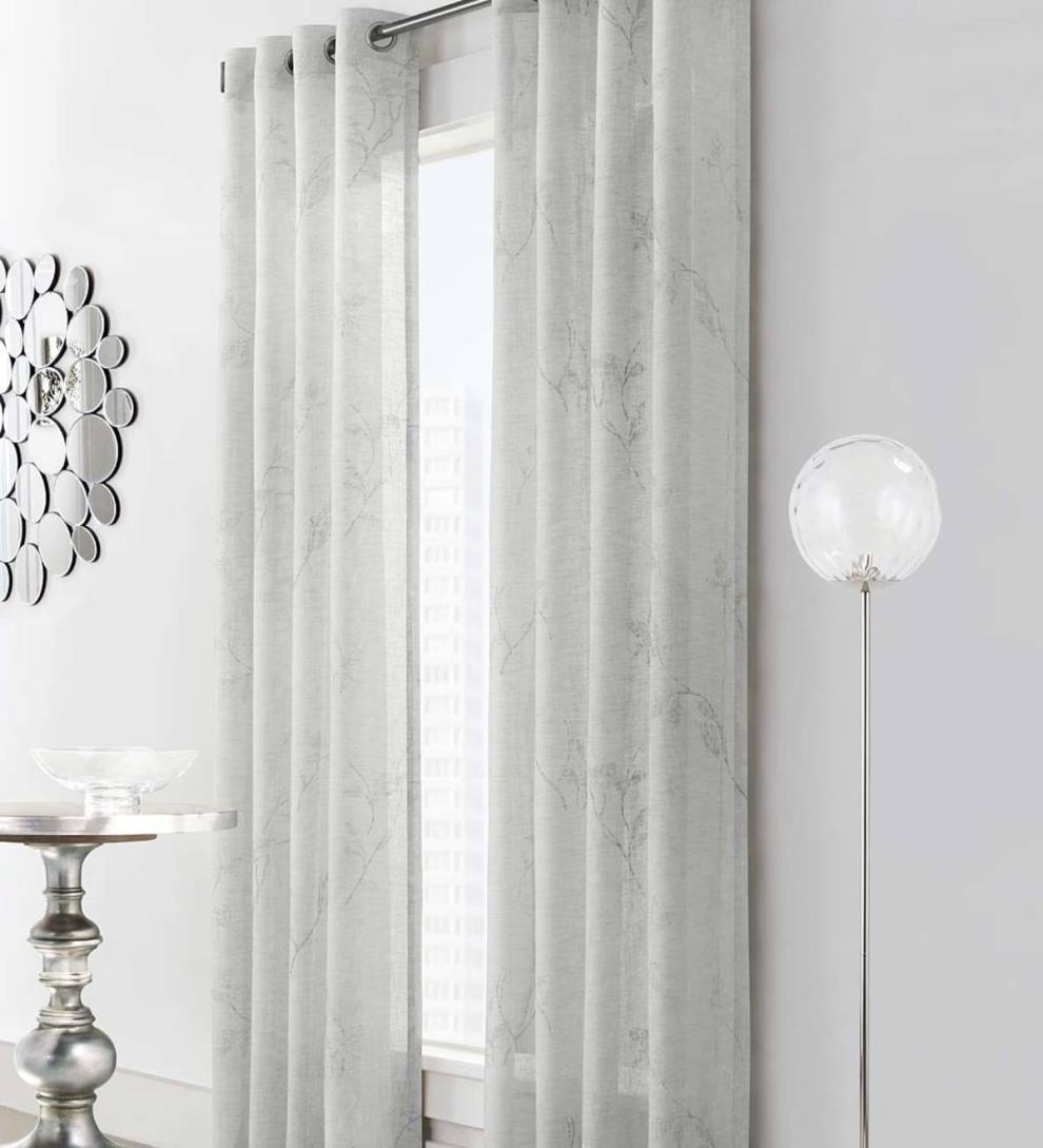 Plow & Hearth Curtain Panels Indoor Living Surry Grommet Curtain Panel