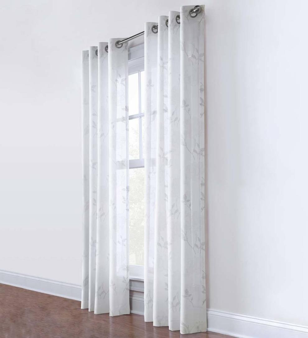 Plow & Hearth Curtain Panels Indoor Living Surry Grommet Curtain Panel