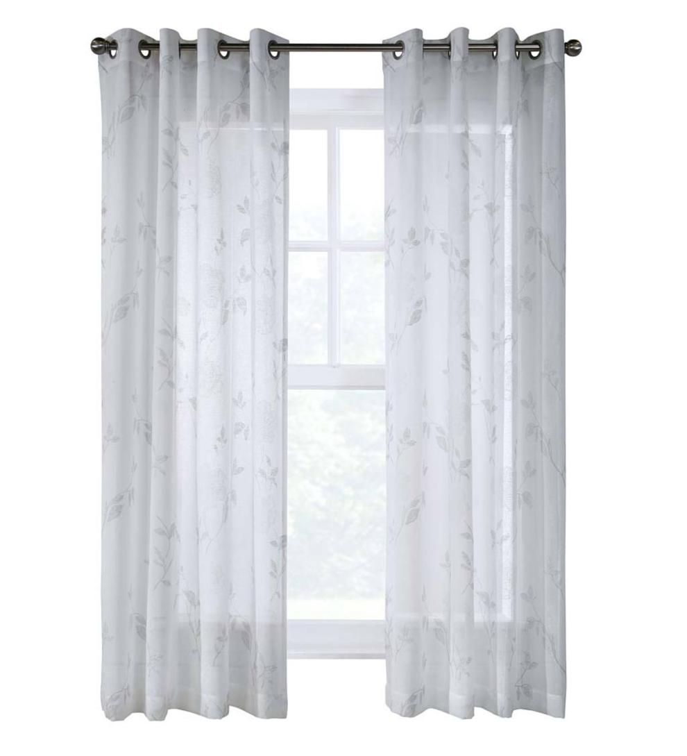 Plow & Hearth Curtain Panels Indoor Living Surry Grommet Curtain Panel