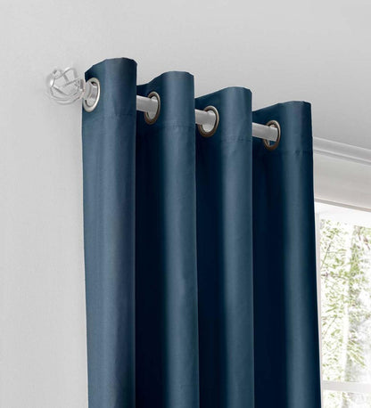 Plow & Hearth Curtain Panels Indoor Living Twilight Total Blackout Grommet Curtain Panel