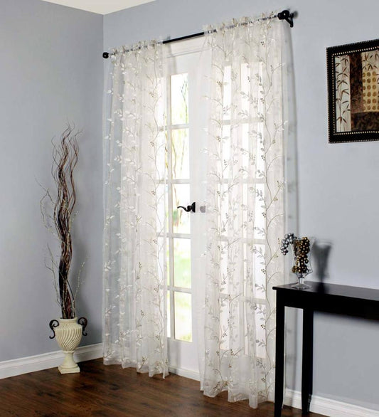 Plow & Hearth Curtain Panels Indoor Living Wythe Rod Pocket Curtain Panel