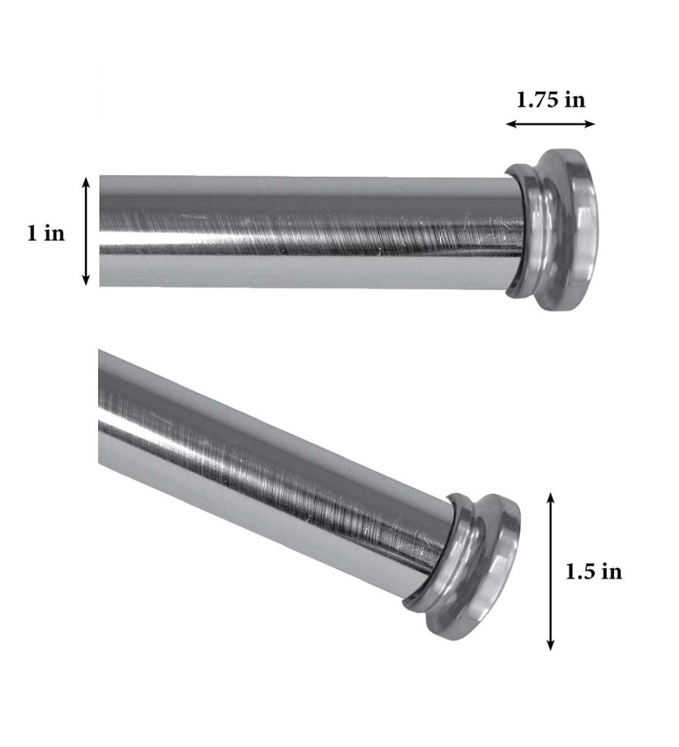 Plow & Hearth Curtain Rods & Hardware Indoor Living Corona Curtain Rod Set