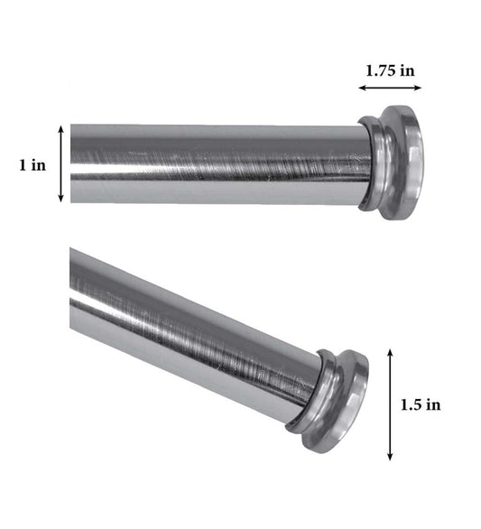 Plow & Hearth Curtain Rods & Hardware Indoor Living Corona Curtain Rod Set