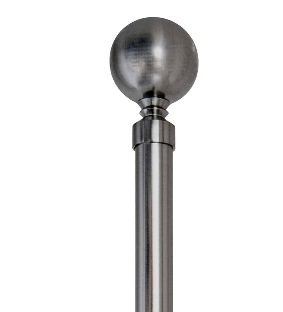 Plow & Hearth Curtain Rods & Hardware Indoor Living Curtain Rings, Set Of Seven - Antique Brass