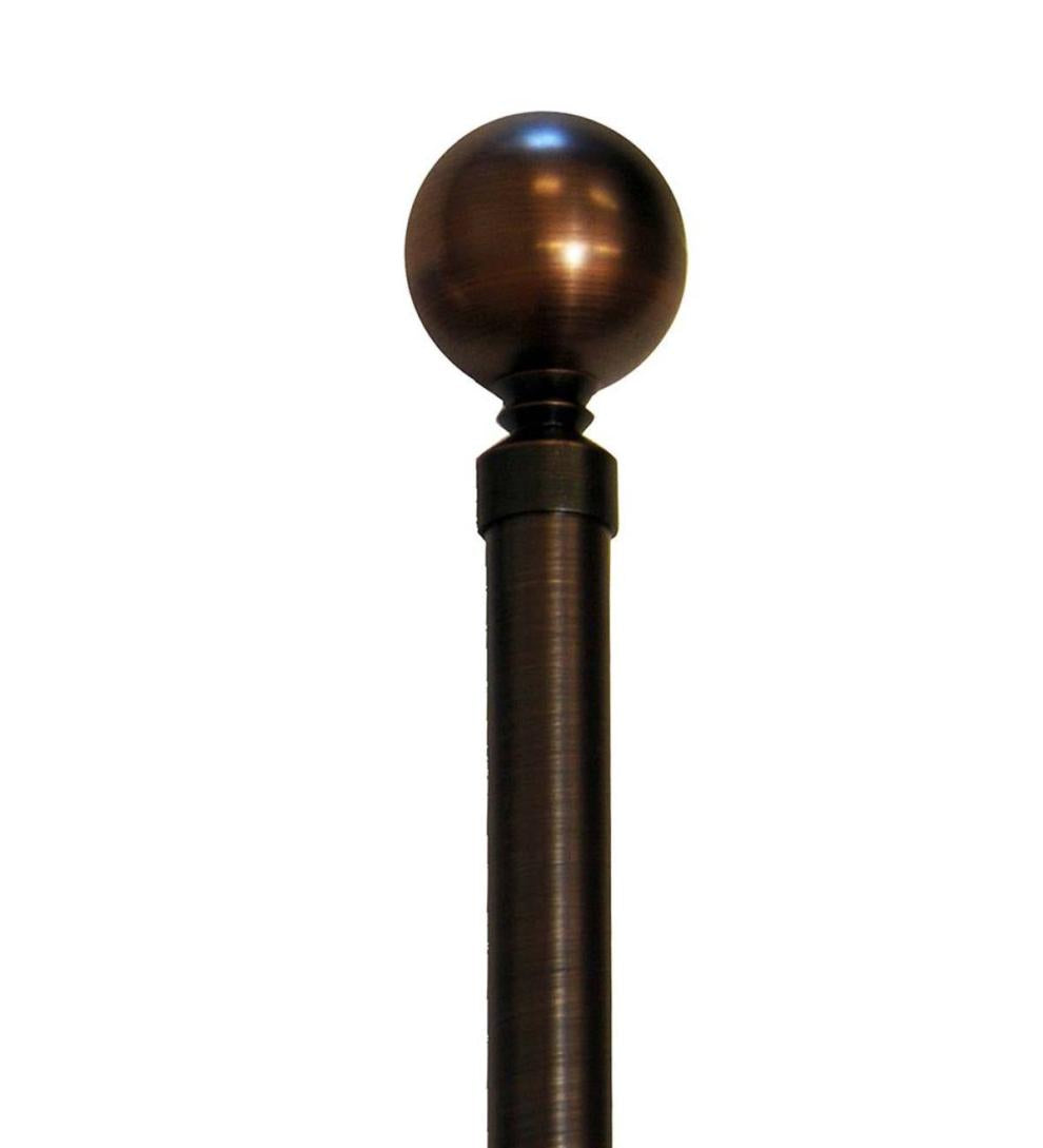 Plow & Hearth Curtain Rods & Hardware Indoor Living Holdbacks, Pair - Antique Brass