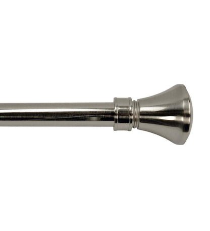 Plow & Hearth Curtain Rods & Hardware Indoor Living Lexington Adjustable Curtain Rod Collection With Flare Finial